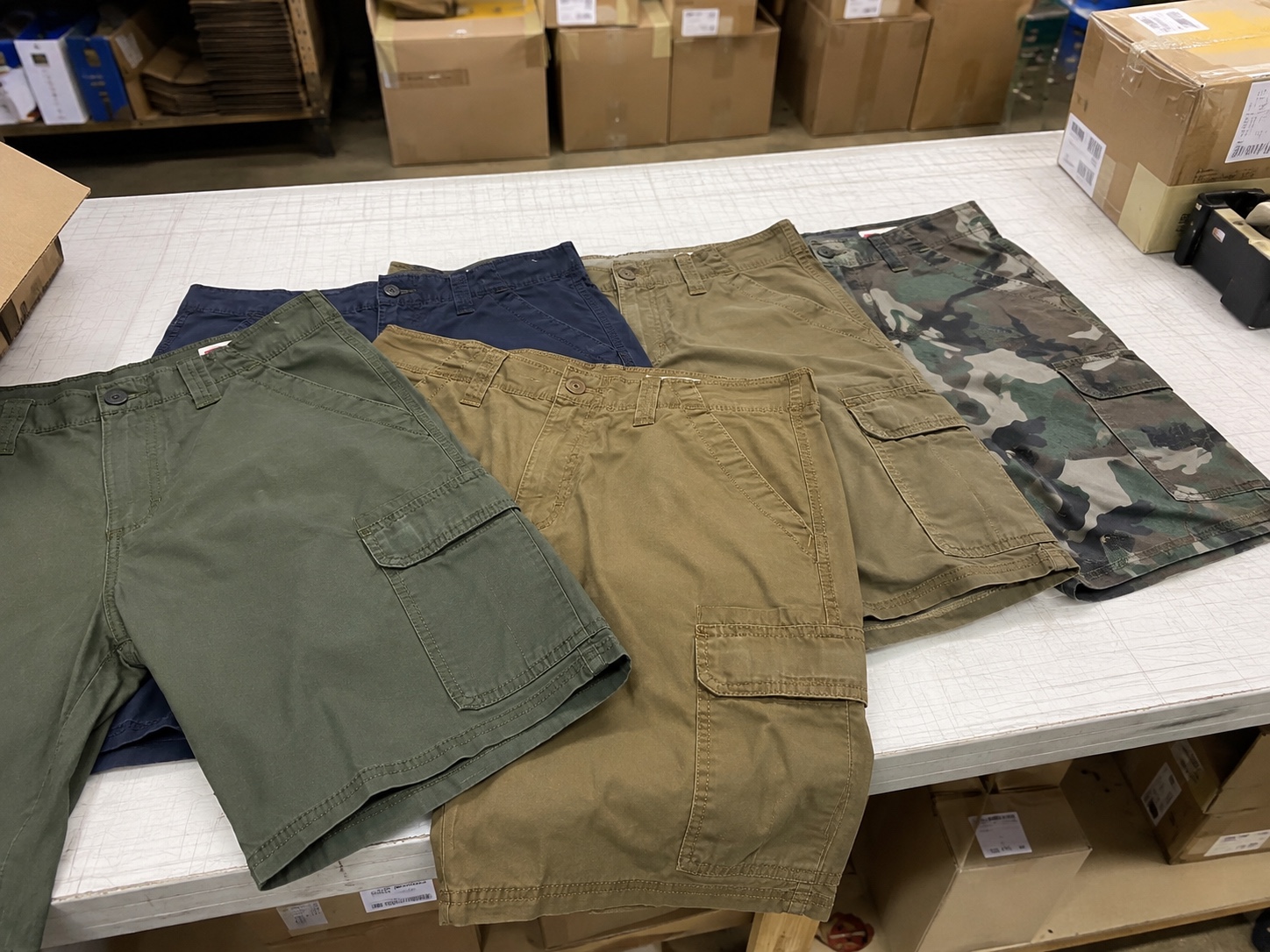 Cargo shorts assortment