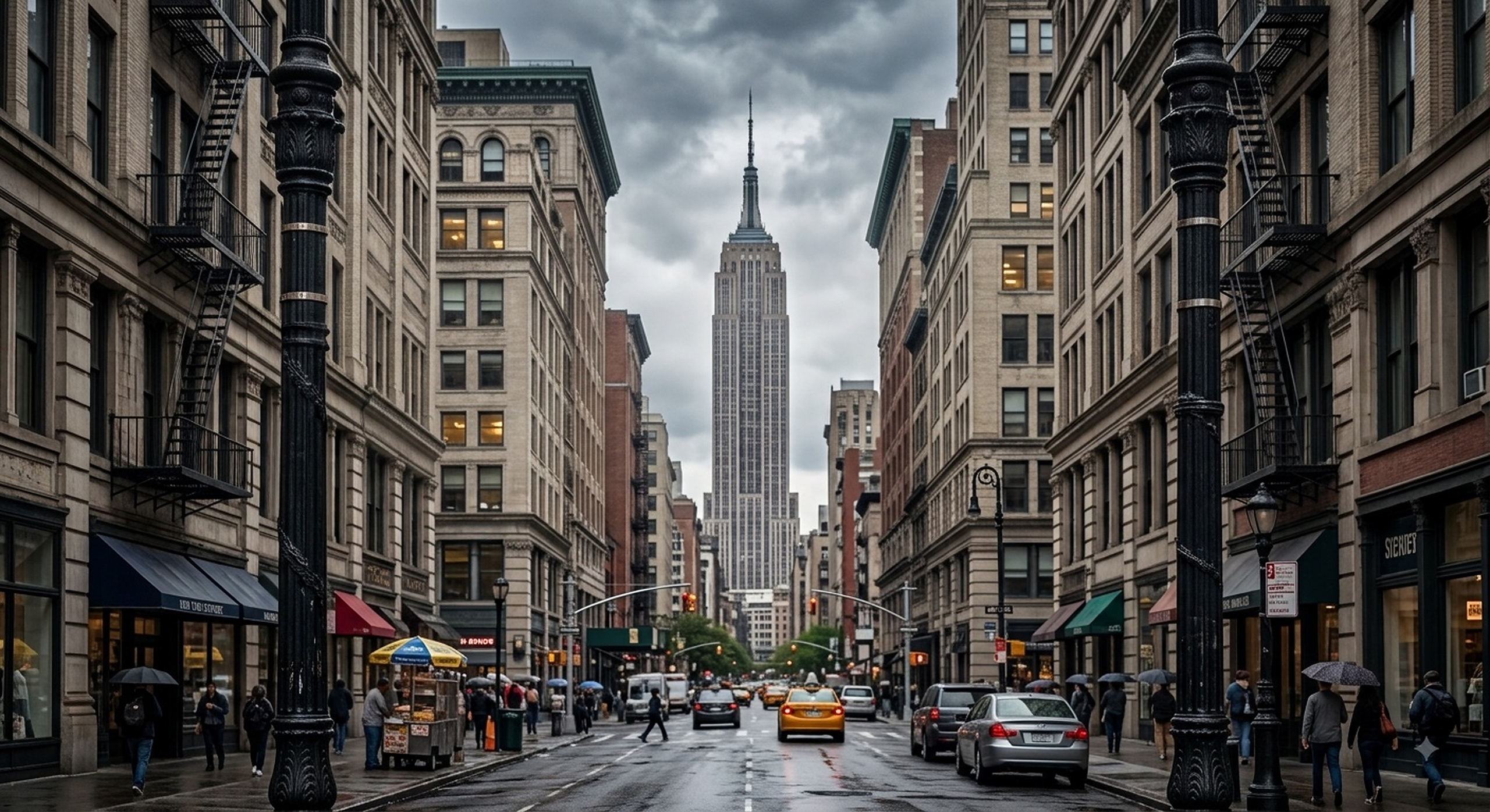Empire State Building viewed from Midtown Manhattan