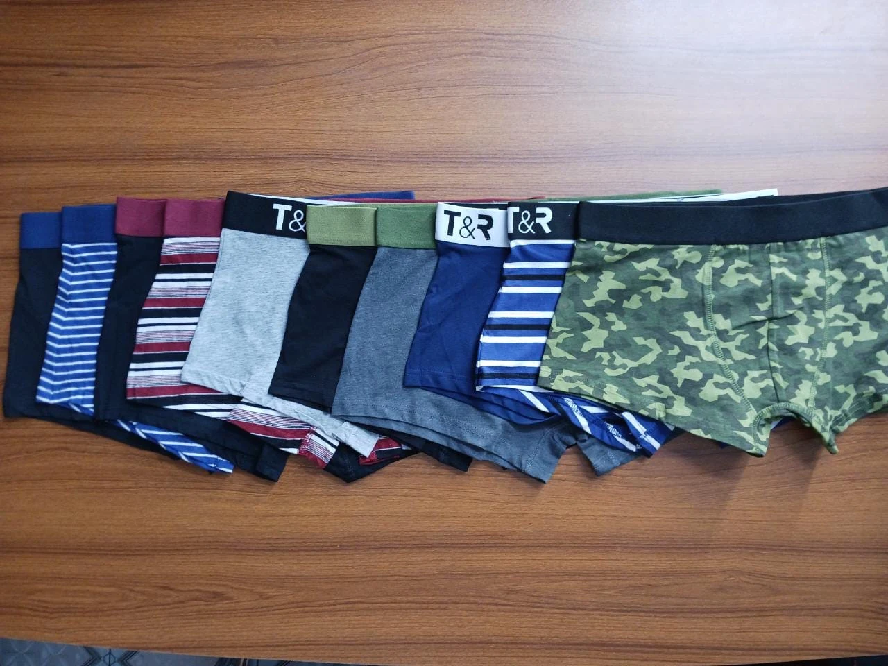 Boxer brief color and pattern assortment